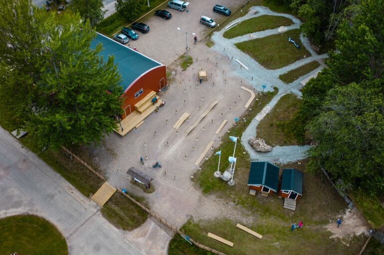 Översiktsbild Säfsen MTB Teknikbana
