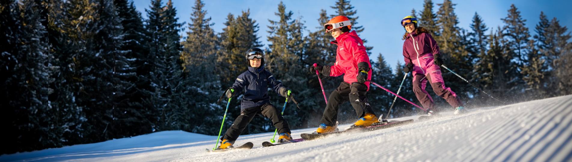 lära barn åka skidor