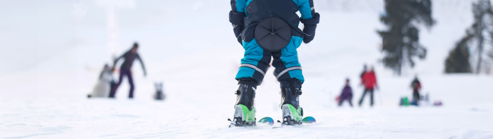 åka lift lära sig första gången barn