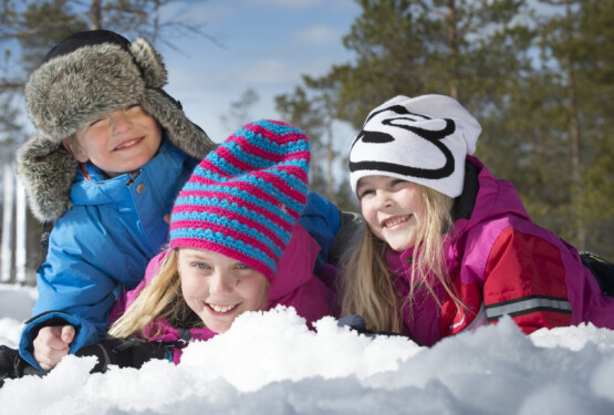 Snölek vid Säfsen Resort